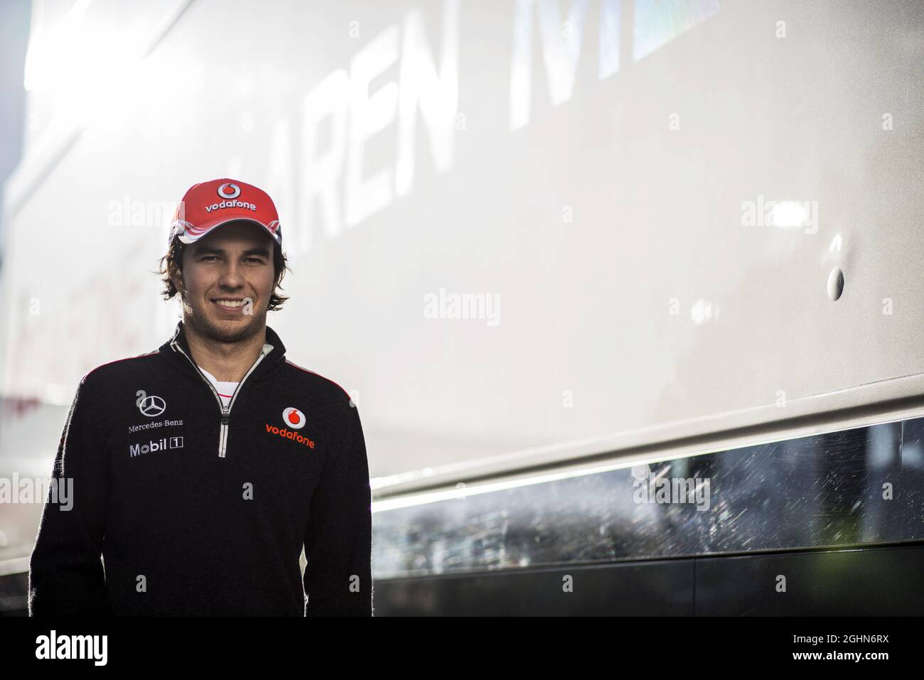 Sergio Perez (MEX) McLaren. 06.02.2013. Formel-1-Test, Tag Zwei, Jerez, Spanien. Stockfoto
