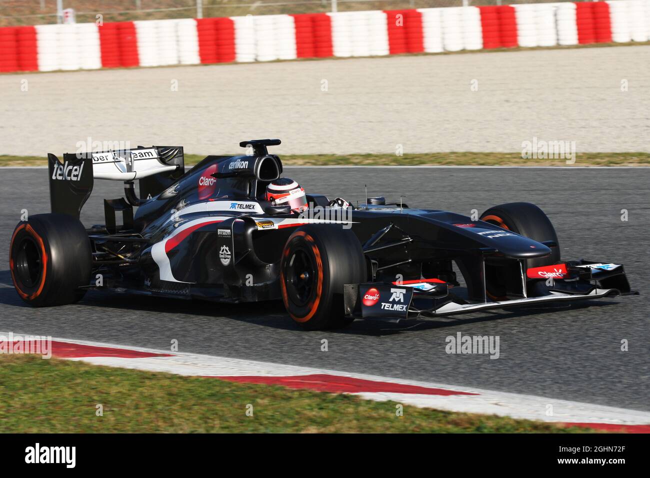 Nico Hulkenberg (GER) sauber C32. 20.02.2013. Formel-1-Test, Tag Zwei, Barcelona, Spanien. Stockfoto