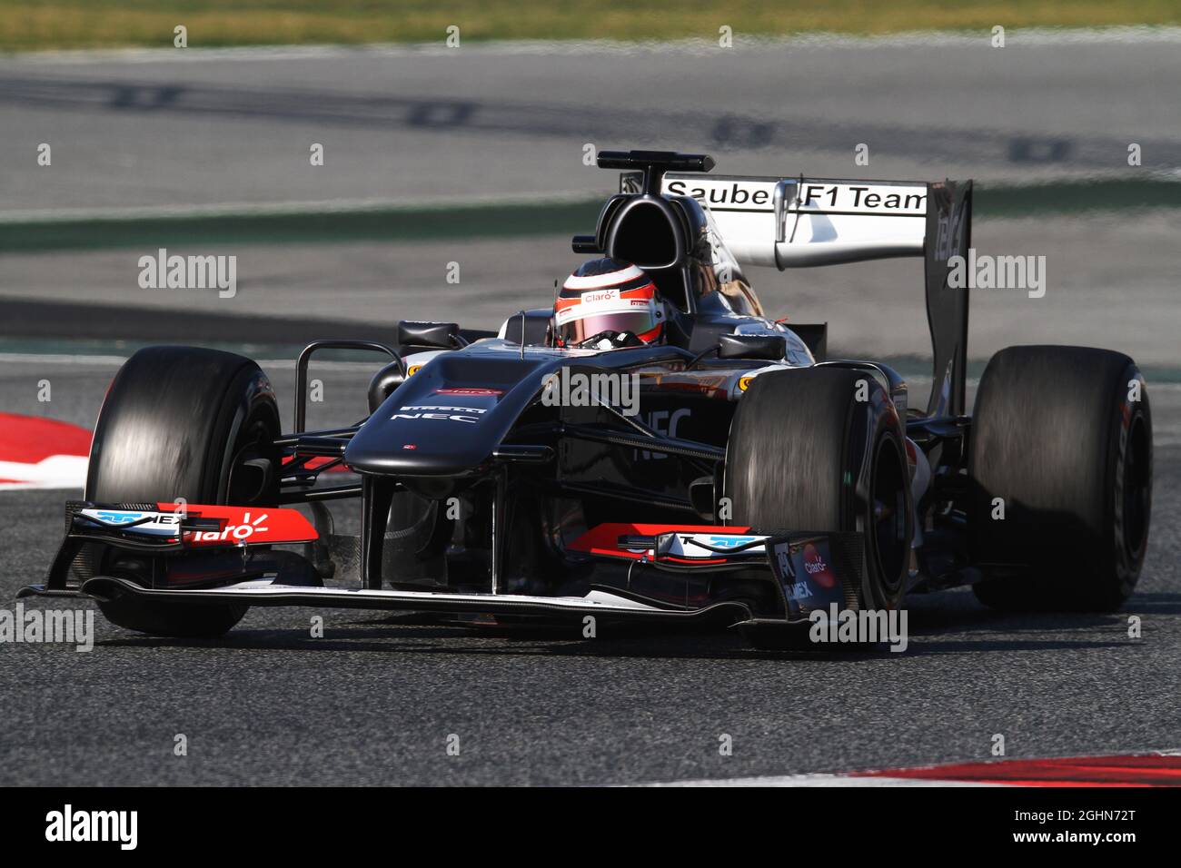 Nico Hulkenberg (GER) sauber C32. 20.02.2013. Formel-1-Test, Tag Zwei, Barcelona, Spanien. Stockfoto