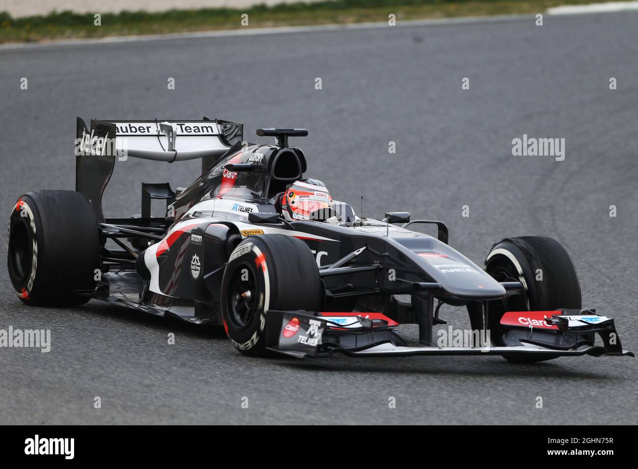 Nico Hulkenberg (GER) sauber C32. 21.02.2013. Formel-1-Test, Tag Drei, Barcelona, Spanien. Stockfoto