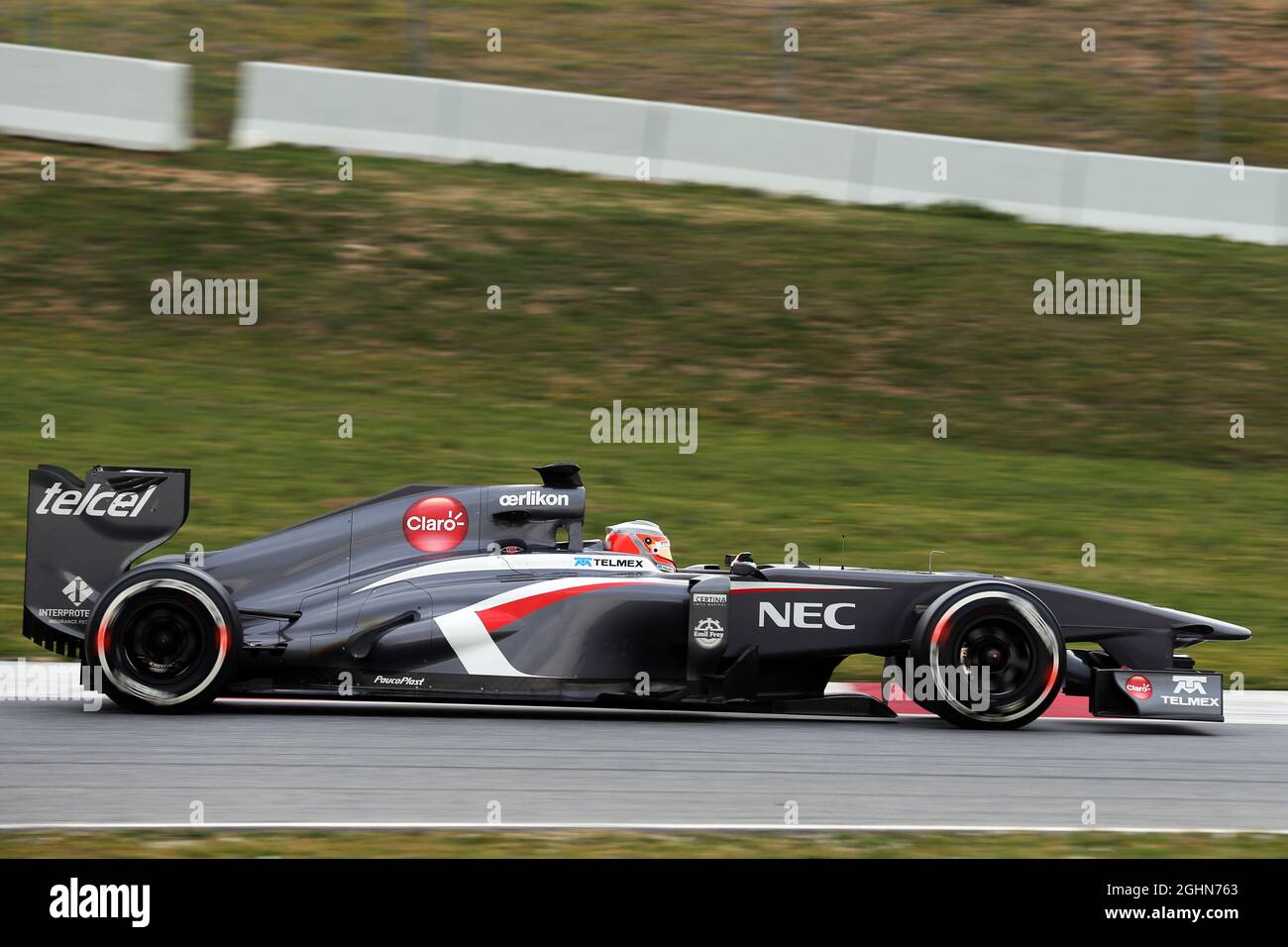 Nico Hulkenberg (GER) sauber C32. 21.02.2013. Formel-1-Test, Tag Drei, Barcelona, Spanien. Stockfoto