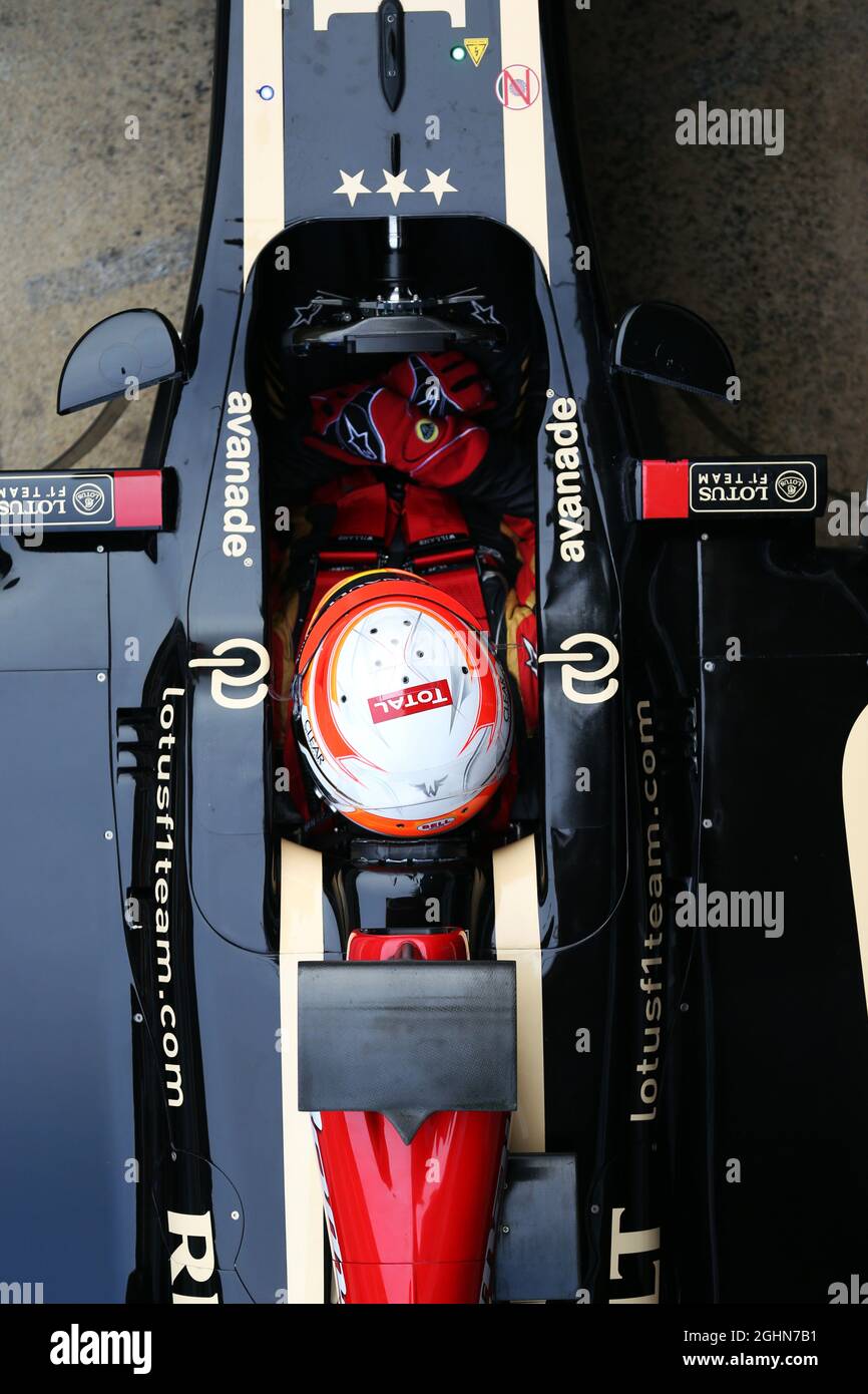 Romain Grosjean (FRA) Lotus F1 E21. 28.02.2013. Formel-1-Test, Erster Tag, Barcelona, Spanien. Stockfoto