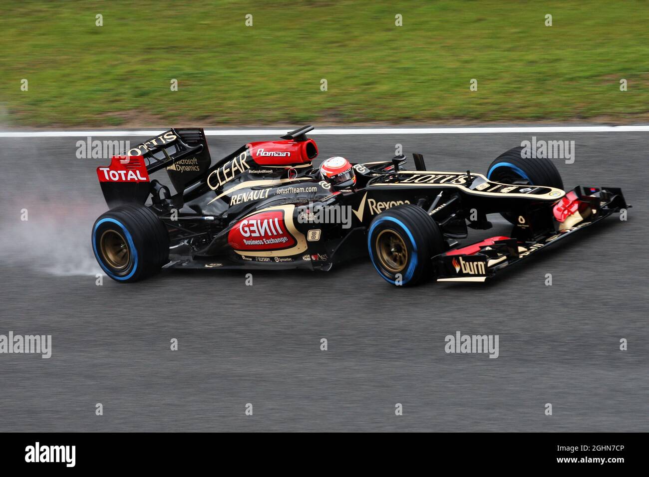 Romain Grosjean (FRA) Lotus F1 E21. 01.03.2013. Formel-1-Test, Tag Zwei, Barcelona, Spanien. Stockfoto