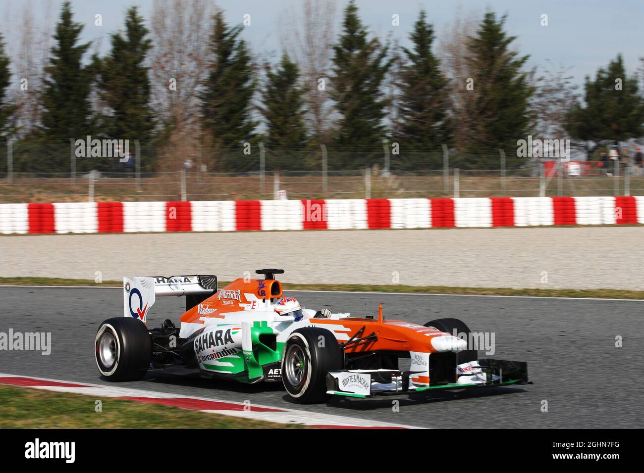 Adrian Sutil (GER) Sahara Force India VJM06. 03.03.2013. Formel-1-Test, Tag Vier, Barcelona, Spanien. Stockfoto