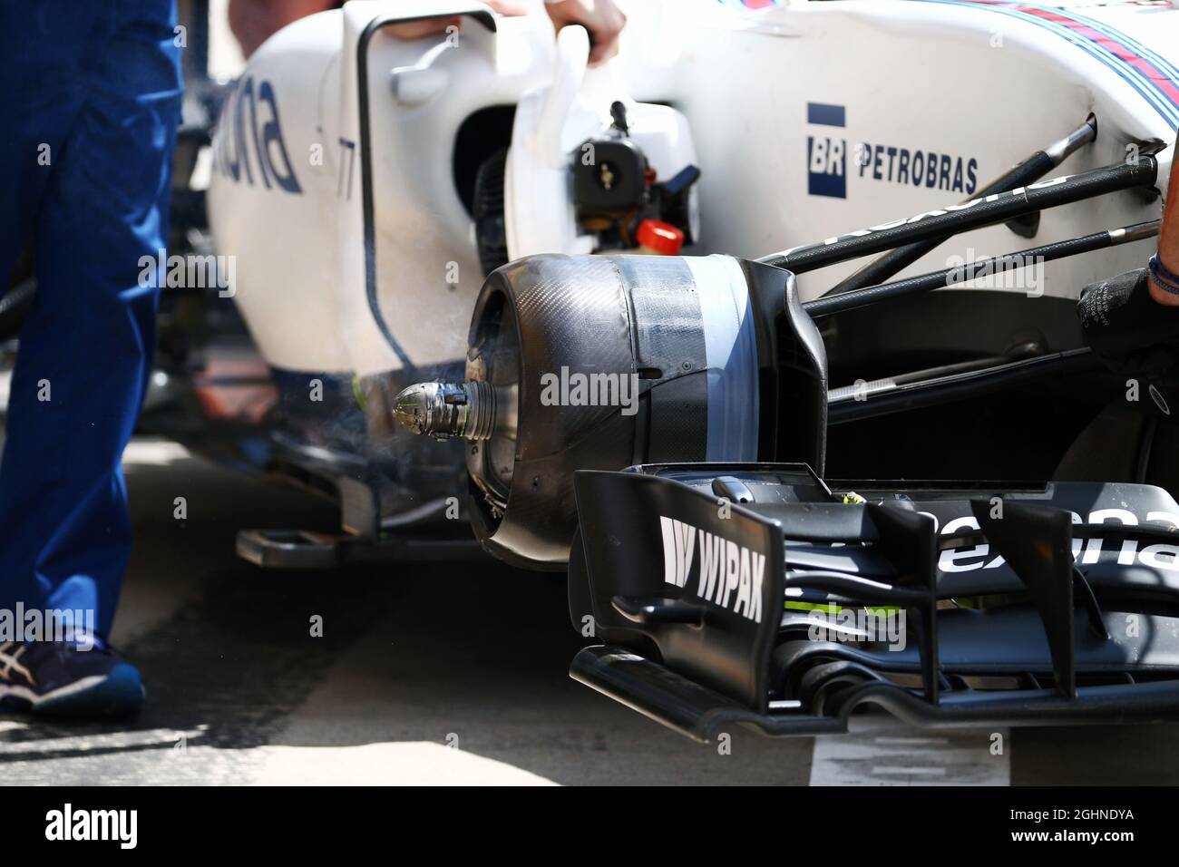 Williams FW38 Bremse. 01.07.2016. Formel 1 Weltmeisterschaft, Rd 9, Großer Preis Von Österreich, Spielberg, Österreich, Übungstag. Bildnachweis sollte lauten: XPB/Press Association Images. Stockfoto