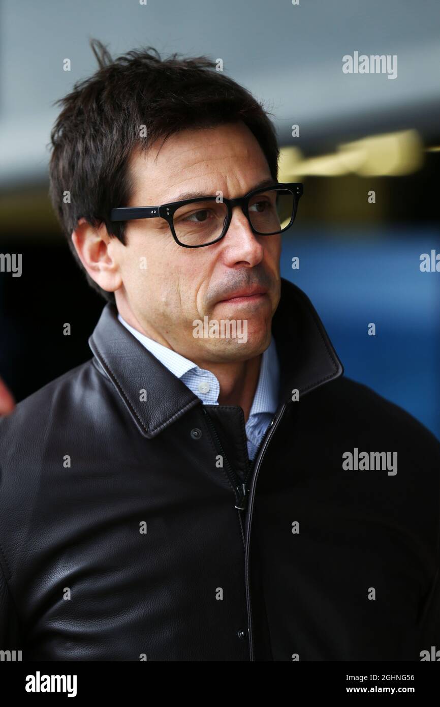 Toto Wolff (GER) Mercedes AMG F1 Aktionär und Executive Director. 13.07.2016. Formel-1-Saisonprüfung, Tag Zwei, Silverstone, England. Mittwoch. Bildnachweis sollte lauten: XPB/Press Association Images. Stockfoto