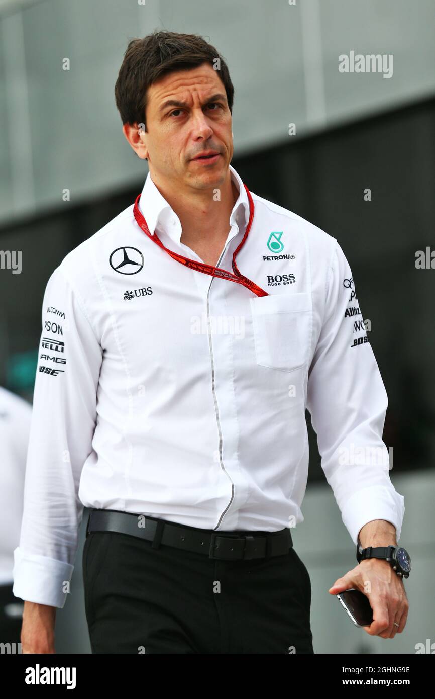 Toto Wolff (GER) Mercedes AMG F1 Aktionär und Executive Director. 22.07.2016. Formel 1 Weltmeisterschaft, Rd 11, Großer Preis Von Ungarn, Budapest, Ungarn, Übungstag. Bildnachweis sollte lauten: XPB/Press Association Images. Stockfoto