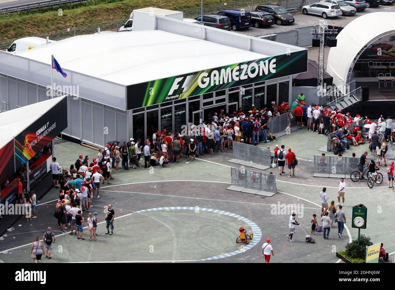 Fanzone. 30.07.2016. Formel 1 Weltmeisterschaft, Rd 12, Großer Preis Von Deutschland, Hockenheim, Deutschland, Qualifizierender Tag. Bildnachweis sollte lauten: XPB/Press Association Images. Stockfoto