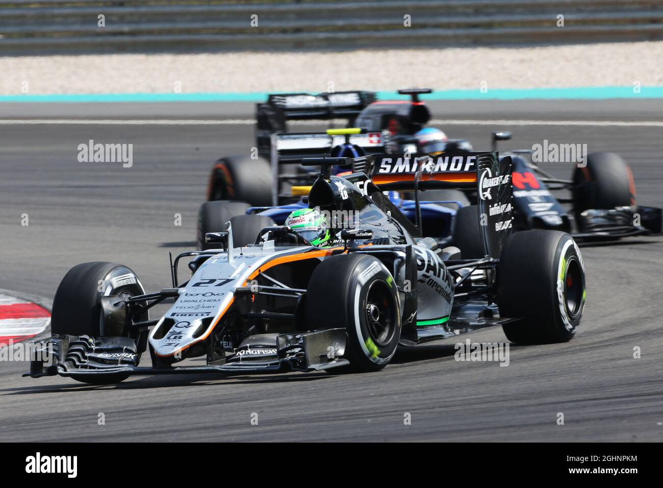 Nico Hulkenberg (GER) Sahara Force India F1 VJM09. 02.10.2016. Formel-1-Weltmeisterschaft, Rd 16, Großer Preis Von Malaysia, Sepang, Malaysia, Sonntag. Bildnachweis sollte lauten: XPB/Press Association Images. Stockfoto