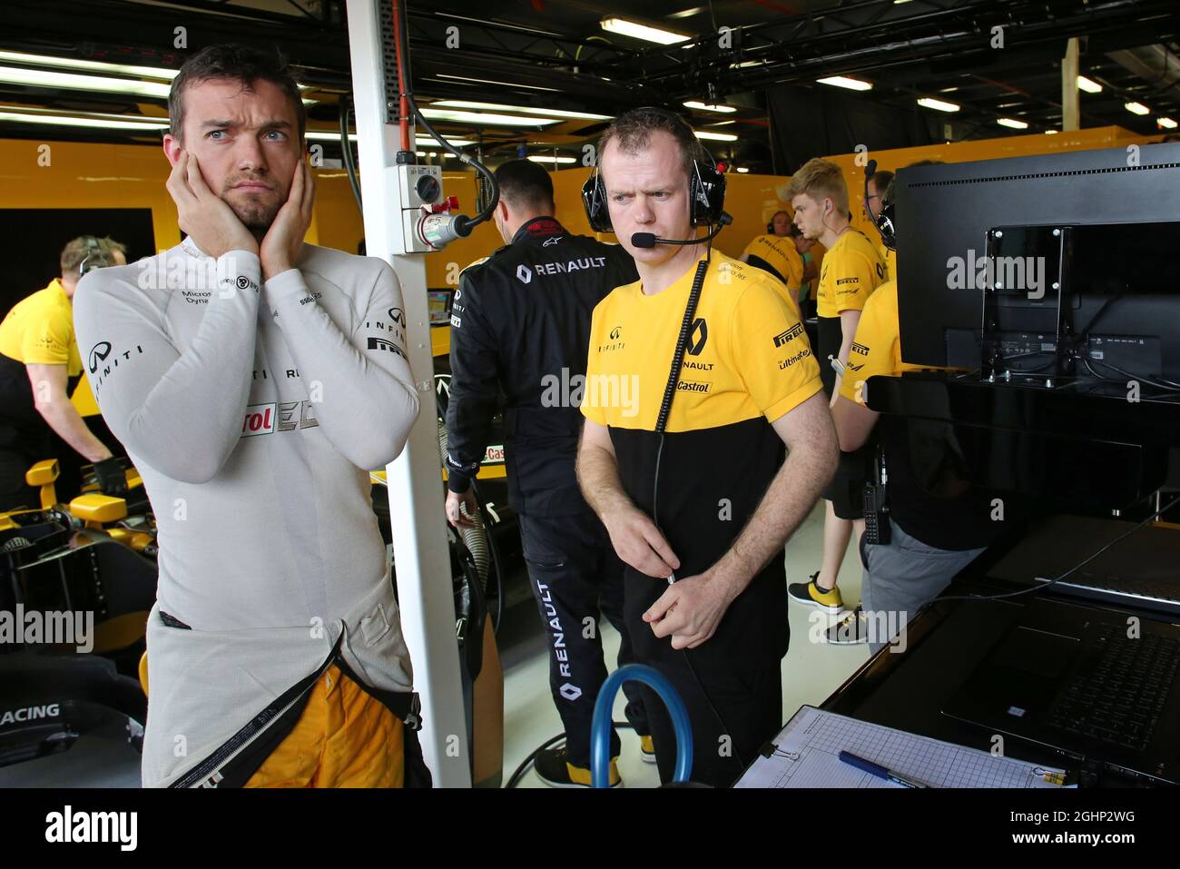 Jolyon Palmer (GBR) Renault Sport F1 Team. 24.03.2017. Formel-1-Weltmeisterschaft, Rd 1, Großer Preis Von Australien, Albert Park, Melbourne, Australien, Übungstag. Bildnachweis sollte lauten: XPB/Press Association Images. Stockfoto