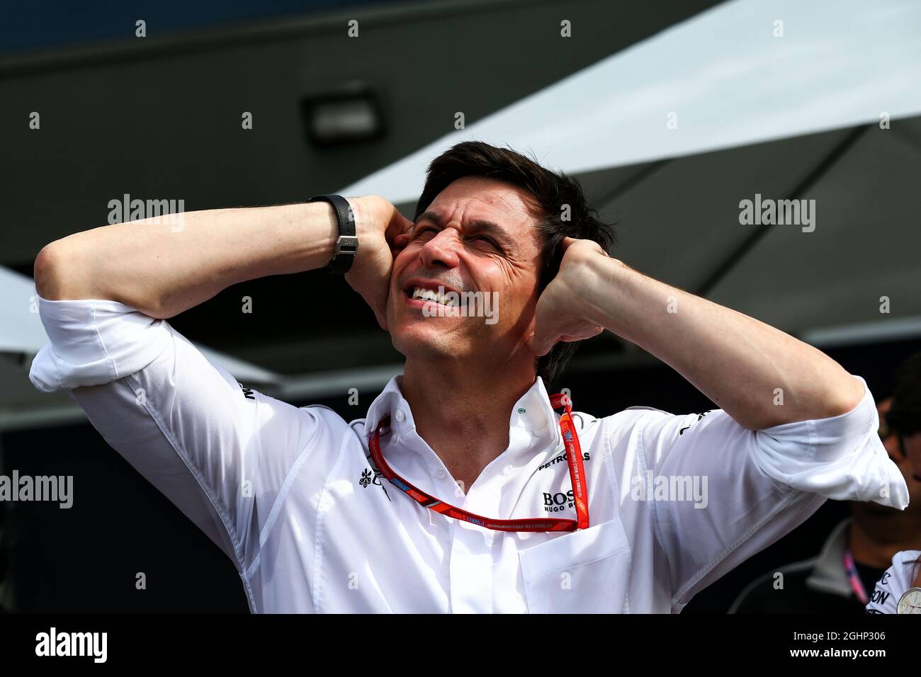 Toto Wolff (GER) Mercedes AMG F1 Aktionär und Executive Director. 24.03.2017. Formel-1-Weltmeisterschaft, Rd 1, Großer Preis Von Australien, Albert Park, Melbourne, Australien, Übungstag. Bildnachweis sollte lauten: XPB/Press Association Images. Stockfoto