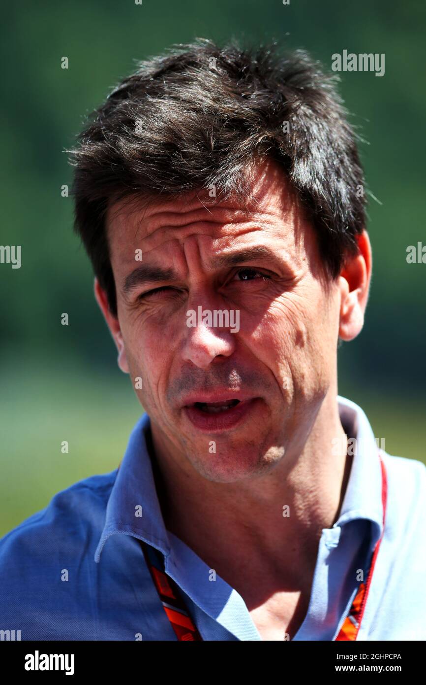 Toto Wolff (GER) Mercedes AMG F1 Aktionär und Executive Director. 06.07.2017. Formel 1 Weltmeisterschaft, Rd 9, Großer Preis Von Österreich, Spielberg, Österreich, Tag Der Vorbereitung. Bildnachweis sollte lauten: XPB/Press Association Images. Stockfoto