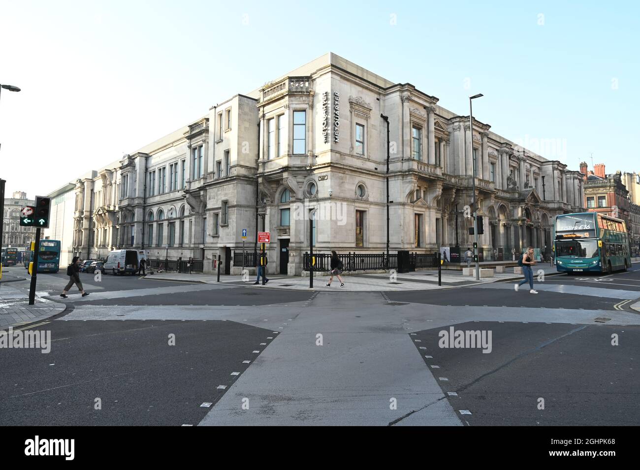 Metquarter ist ein Einkaufszentrum, das hauptsächlich aus Boutiquen im Zentrum von Liverpool, England, besteht. Stockfoto