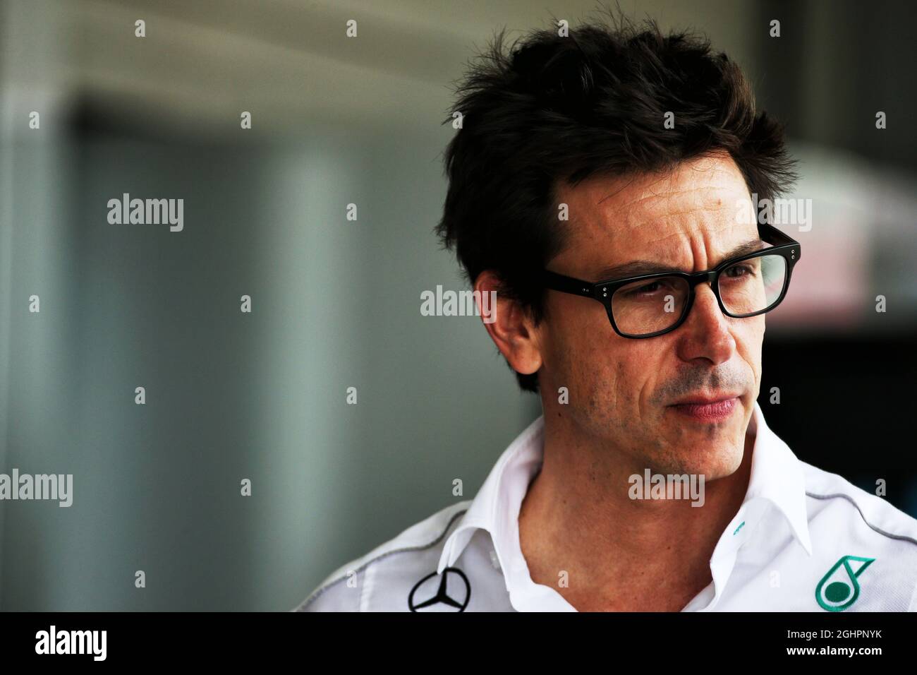 Toto Wolff (GER) Mercedes AMG F1 Aktionär und Executive Director. 07.10.2017. Formel 1 Weltmeisterschaft, Rd 16, Großer Preis Von Japan, Suzuka, Japan, Qualifizierender Tag. Bildnachweis sollte lauten: XPB/Press Association Images. Stockfoto
