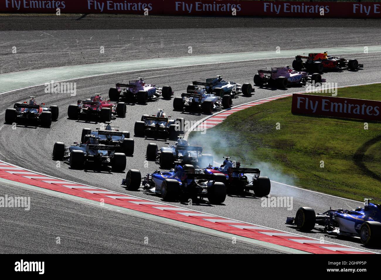 Der Start des Rennens. 08.10.2017. Formel 1 Weltmeisterschaft, Rd 16, Großer Preis Von Japan, Suzuka, Japan, Wettkampftag. Bildnachweis sollte lauten: XPB/Press Association Images. Stockfoto