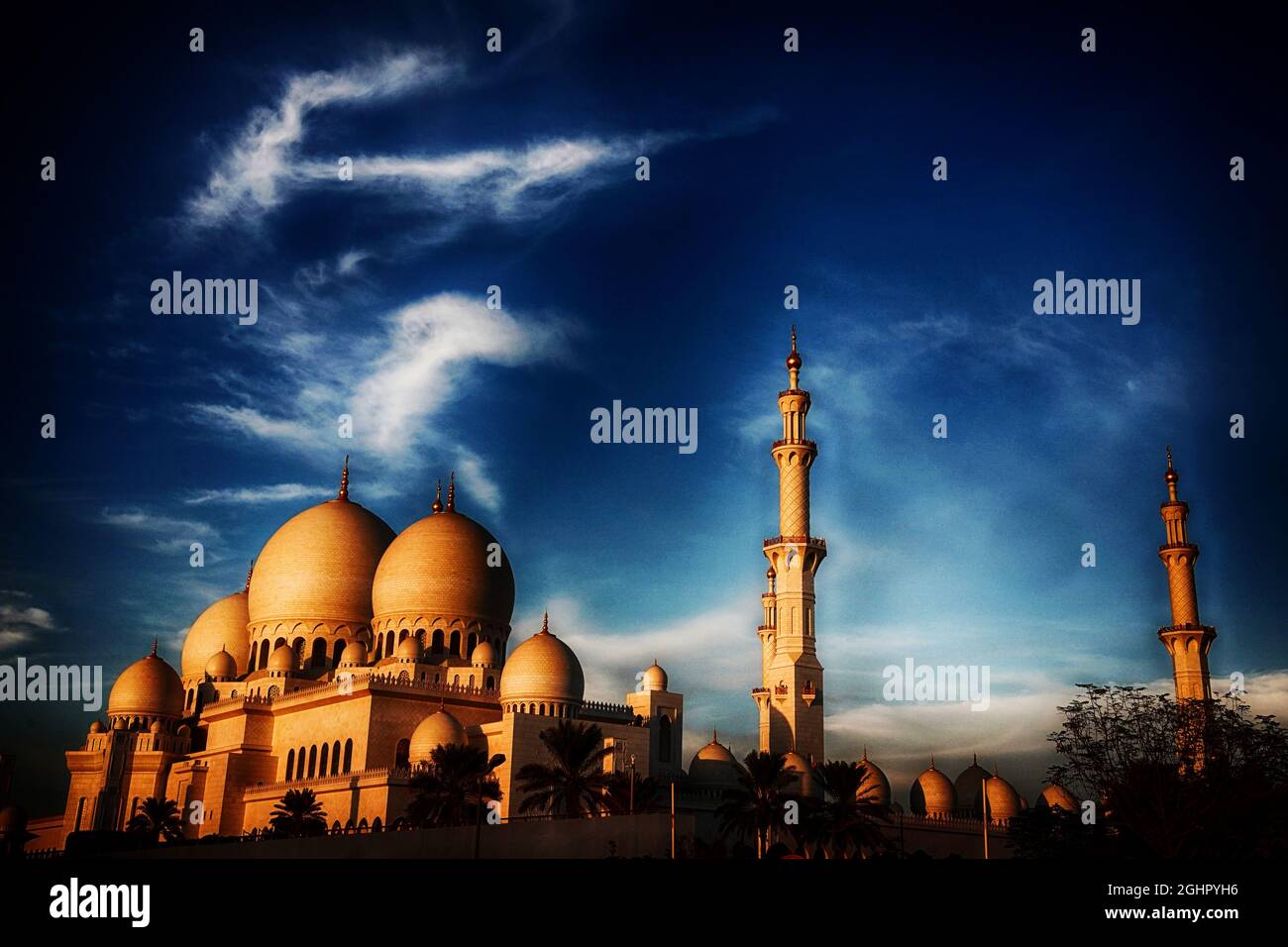 Malerisches Abu Dhabi. Abu Dhabi Grand Prix, Donnerstag, 23. November 2017. Yas Marina Circuit, Abu Dhabi, VAE. Stockfoto