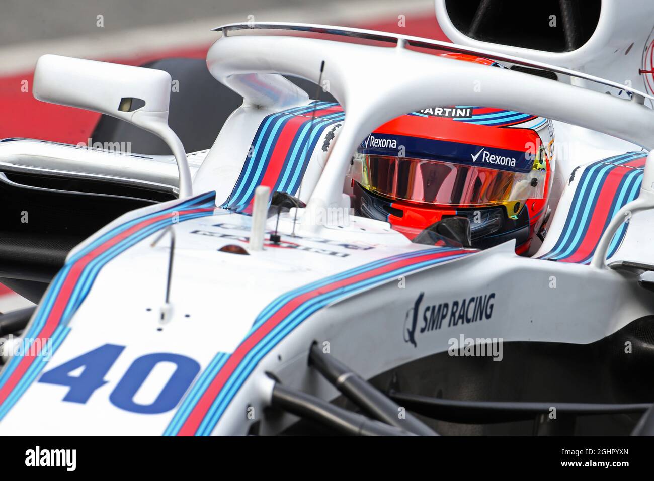 Robert Kubica (POL) Williams FW41 Reserve- und Entwicklungstreiber. 27.02.2018. Formel-1-Test, Tag Zwei, Barcelona, Spanien. Dienstag. Bildnachweis sollte lauten: XPB/Press Association Images. Stockfoto