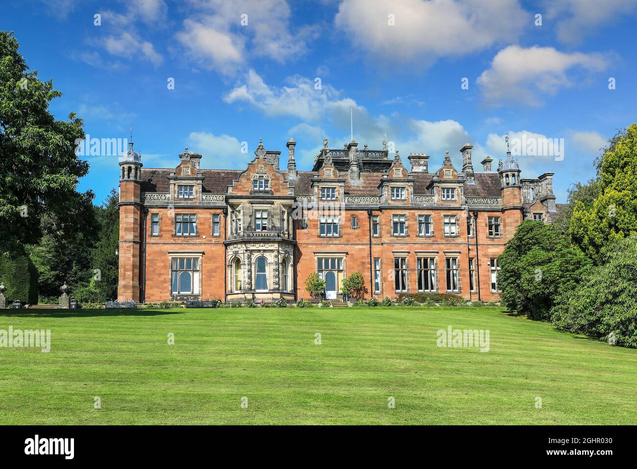 Keele Hall auf dem Gelände der Keele University, Keele, Stoke-on-Trent, Staffordshire, England, VEREINIGTES KÖNIGREICH Stockfoto