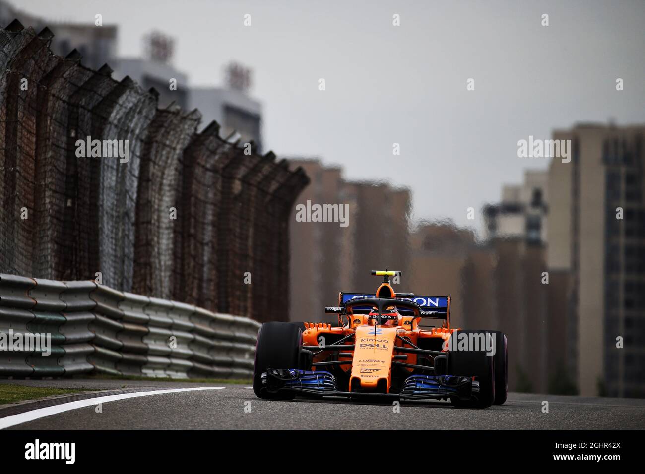 Stoffel Vandoorne (Bel) McLaren MCL33. 13.04.2018. Formel 1 Weltmeisterschaft, Rd 3, Großer Preis Von China, Shanghai, China, Übungstag. Bildnachweis sollte lauten: XPB/Press Association Images. Stockfoto