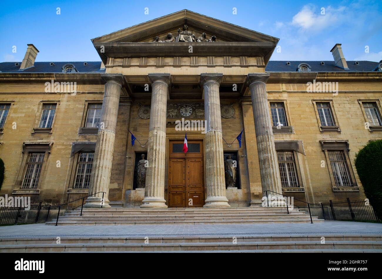Justizpalast, Justizpalast, Reims, Champagne, Frankreich Stockfoto