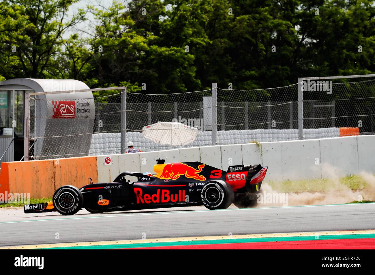 Daniel Ricciardo (AUS) Red Bull Racing RB14 erholt sich nach dem Drehen unter dem Virtual Safety Car. 13.05.2018. Formel 1 Weltmeisterschaft, Rd 5, Großer Preis Von Spanien, Barcelona, Spanien, Wettkampftag. Bildnachweis sollte lauten: XPB/Press Association Images. Stockfoto