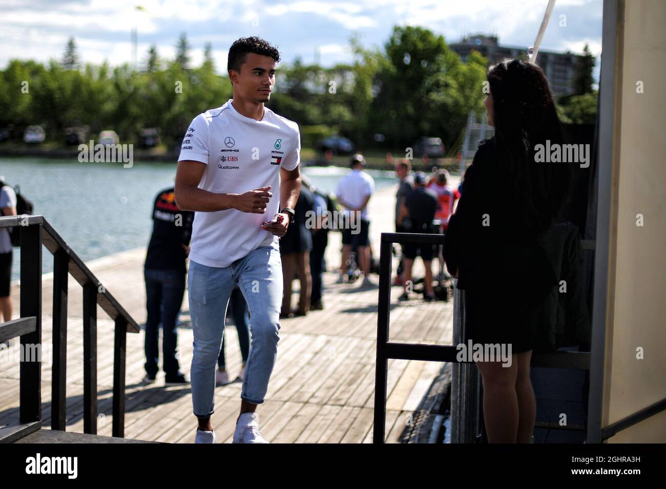 Pascal Wehrlein (GER) Mercedes AMG F1 Reservefahrer. 09.06.2018. Formel-1-Weltmeisterschaft, Rd 7, Großer Preis Von Kanada, Montreal, Kanada, Qualifizierender Tag. Bildnachweis sollte lauten: XPB/Press Association Images. Stockfoto