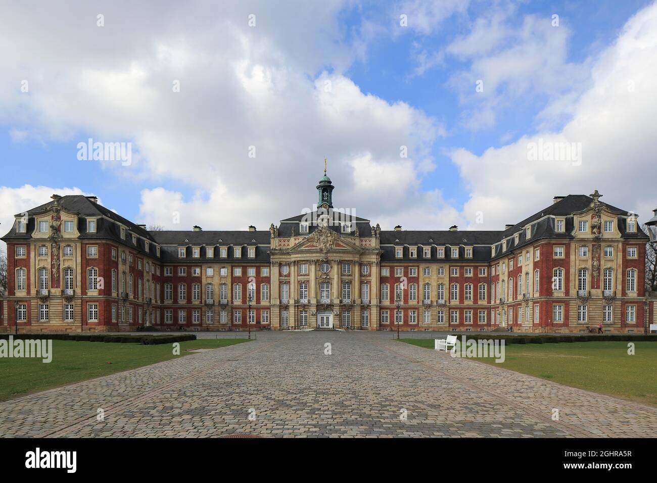 Fürstbischöflichen Palast von Münster im Barockstil, Residenzschloss für Münsters vorletzten Fürstbischof Maximilian Friedrich von Stockfoto