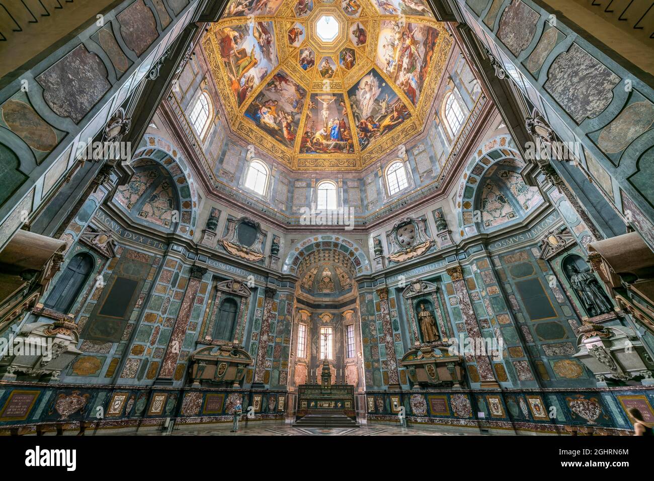 Mausoleum der Medici Großherzöge, Capella dei Principi, Cappelle Medicee, Medici-Kapellen, San Lorenzo, Florenz, Toskana, Italien Stockfoto