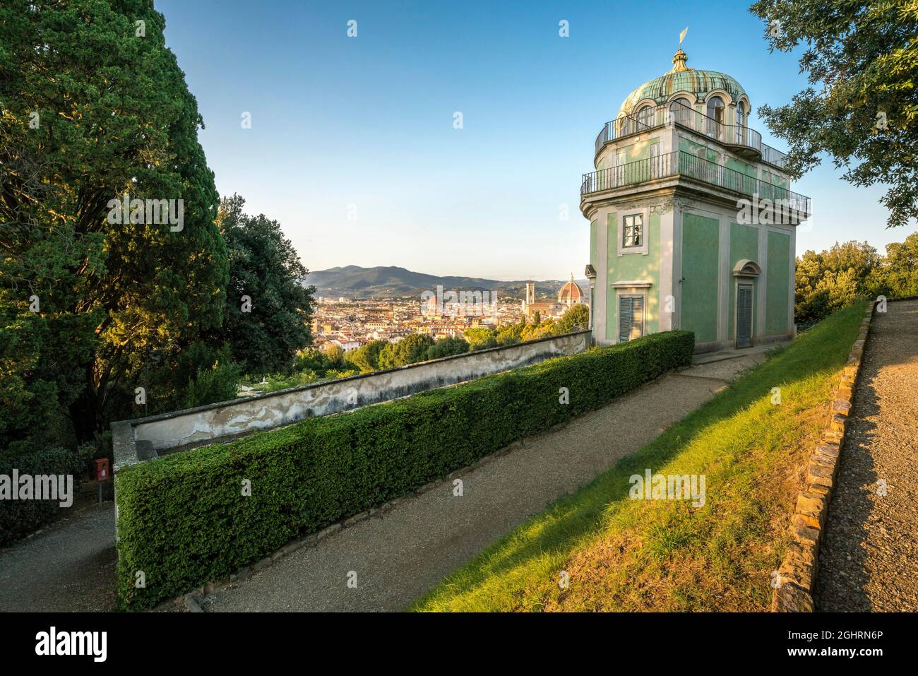 Coffee House, 1776, Architekt Zanobi del Rosso, Giardino di Boboli, Boboli Garden, Palazzo Pitti, Florenz, Toskana, Italien Stockfoto