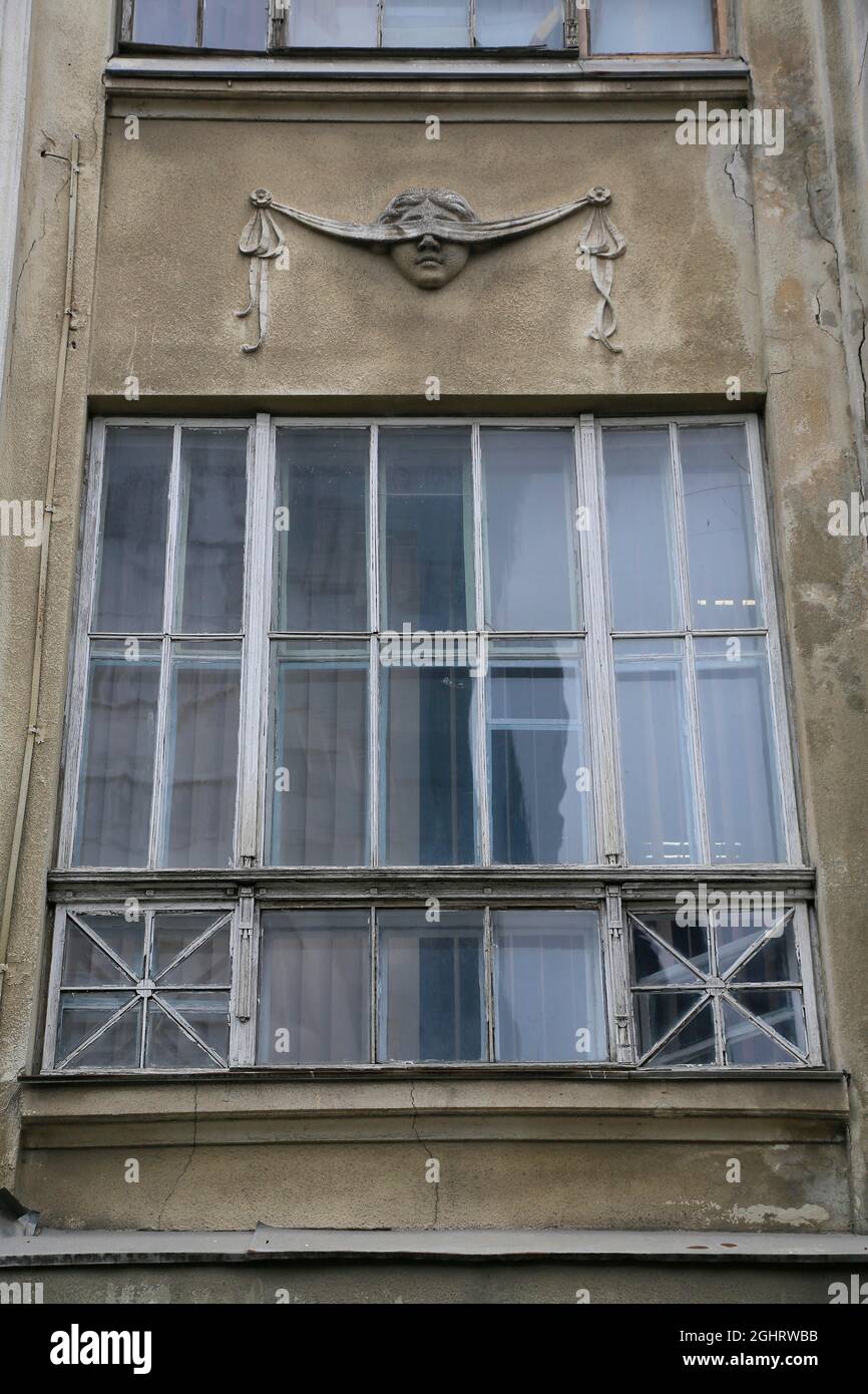 Hausfassade am French Boulevard, Odessa, Ukraine Stockfoto