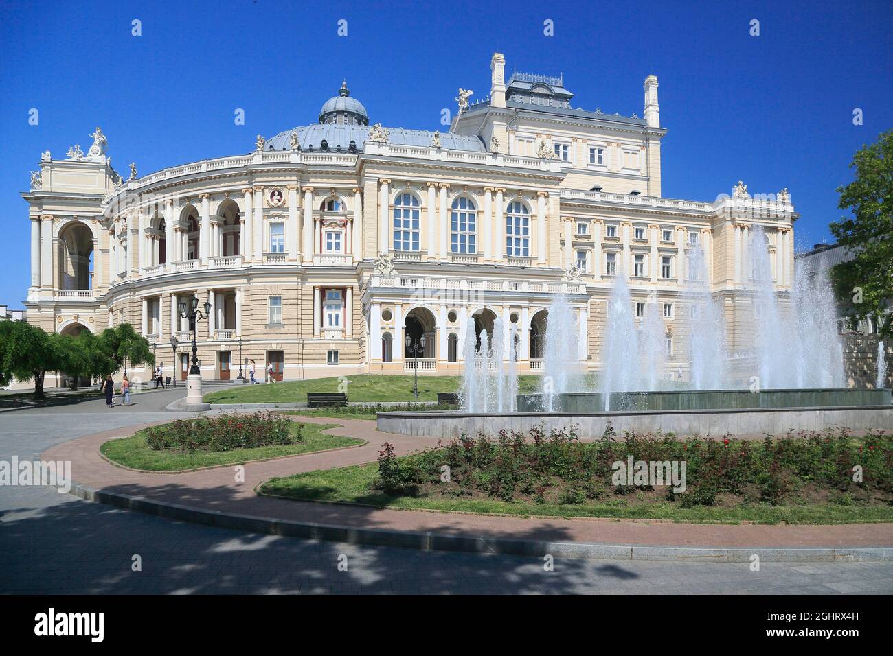 Opernhaus Odessa Nationales Akademisches Theater für Oper und Ballett, Odessa, Ukraine Stockfoto