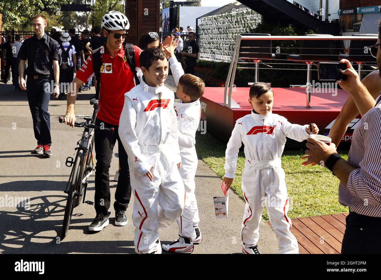Sebastian Vettel (GER) Ferrari. 17.03.2019. Formel-1-Weltmeisterschaft, Rd 1, Großer Preis Von Australien, Albert Park, Melbourne, Australien, Wettkampftag. Bildnachweis sollte lauten: XPB/Press Association Images. Stockfoto