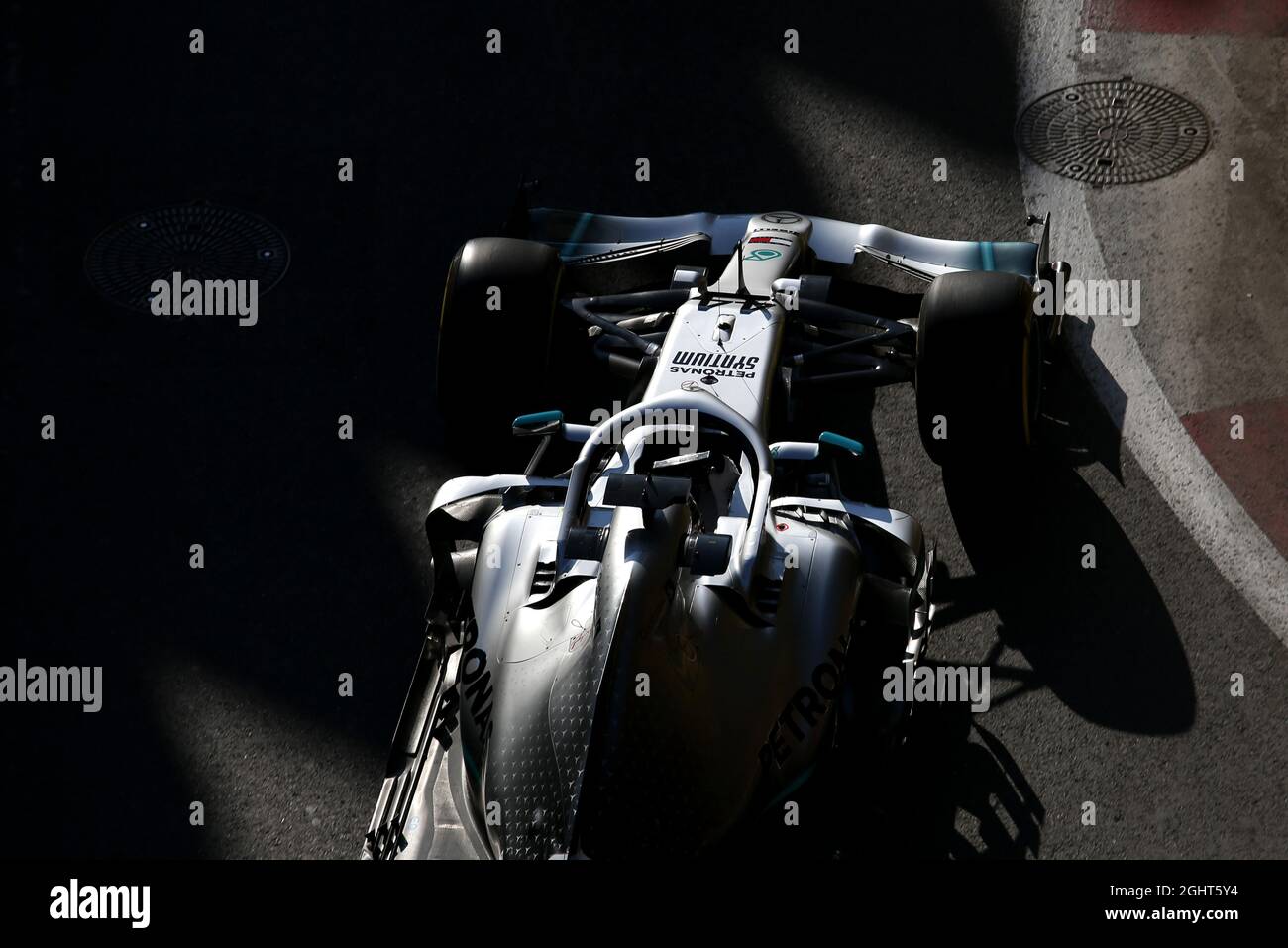 Lewis Hamilton (GBR) Mercedes AMG F1 W10. 26.04.2019. Formel-1-Weltmeisterschaft, Rd 4, Großer Preis Von Aserbaidschan, Baku Street Circuit, Aserbaidschan, Übungstag. Bildnachweis sollte lauten: XPB/Press Association Images. Stockfoto