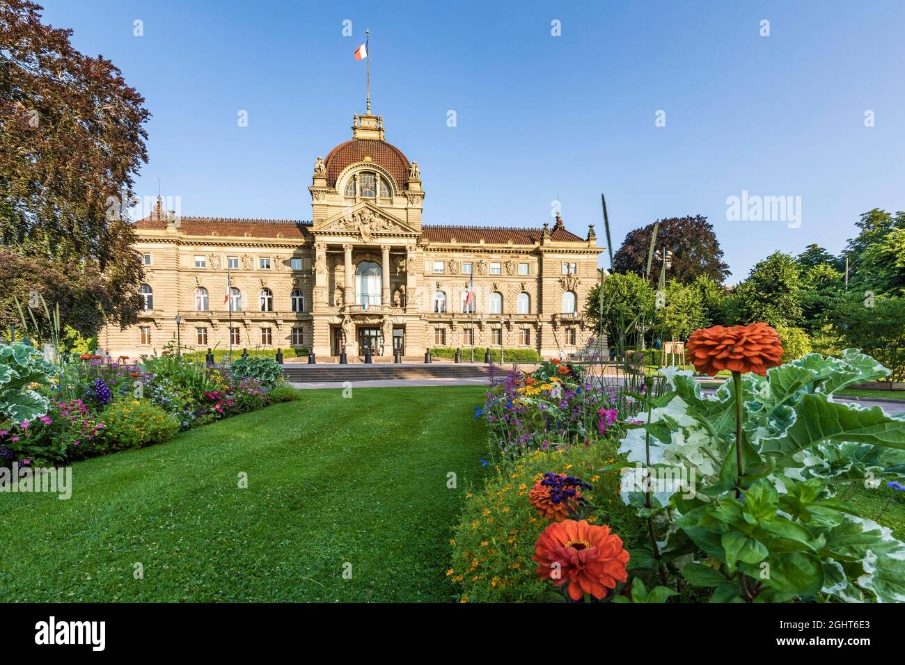 Palais du Rhin im Quartier Allemand, Neustadt, Straßburg, Elsass, Frankreich Stockfoto