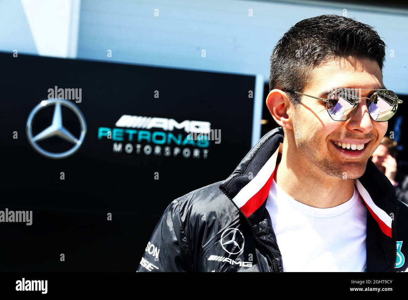 Esteban Ocon (FRA) Mercedes AMG F1 Reserve Driver. 06.06.2019. Formel-1-Weltmeisterschaft, Rd 7, Großer Preis Von Kanada, Montreal, Kanada, Tag Der Vorbereitung. Bildnachweis sollte lauten: XPB/Press Association Images. Stockfoto