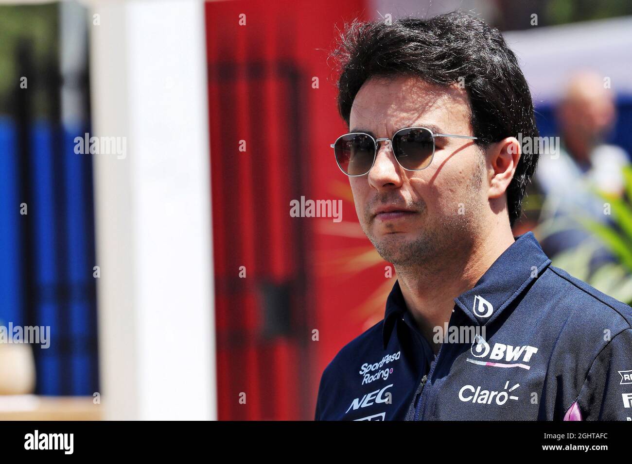 Sergio Perez (MEX) Racing Point F1 Team. 20.06.2019. Formel-1-Weltmeisterschaft, Rd 8, Großer Preis Von Frankreich, Paul Ricard, Frankreich, Tag Der Vorbereitung. Bildnachweis sollte lauten: XPB/Press Association Images. Stockfoto