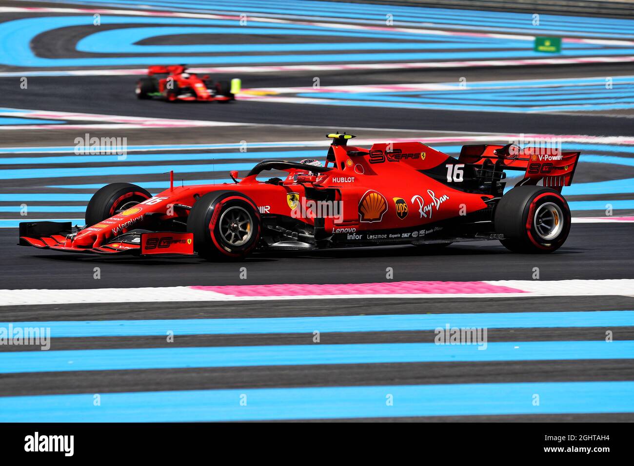 Charles Leclerc (MON) Ferrari SF90. 21.06.2019. Formel-1-Weltmeisterschaft, Rd 8, Großer Preis Von Frankreich, Paul Ricard, Frankreich, Übungstag. Bildnachweis sollte lauten: XPB/Press Association Images. Stockfoto