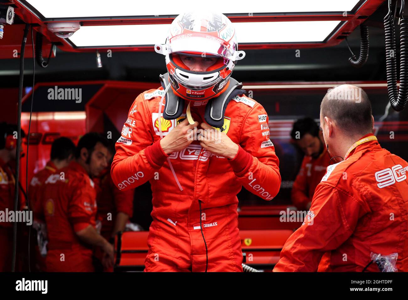 Charles Leclerc (MON) Ferrari SF90. 28.07.2019. Formel 1 Weltmeisterschaft, Rd 11, Großer Preis Von Deutschland, Hockenheim, Deutschland, Wettkampftag. Bildnachweis sollte lauten: XPB/Press Association Images. Stockfoto