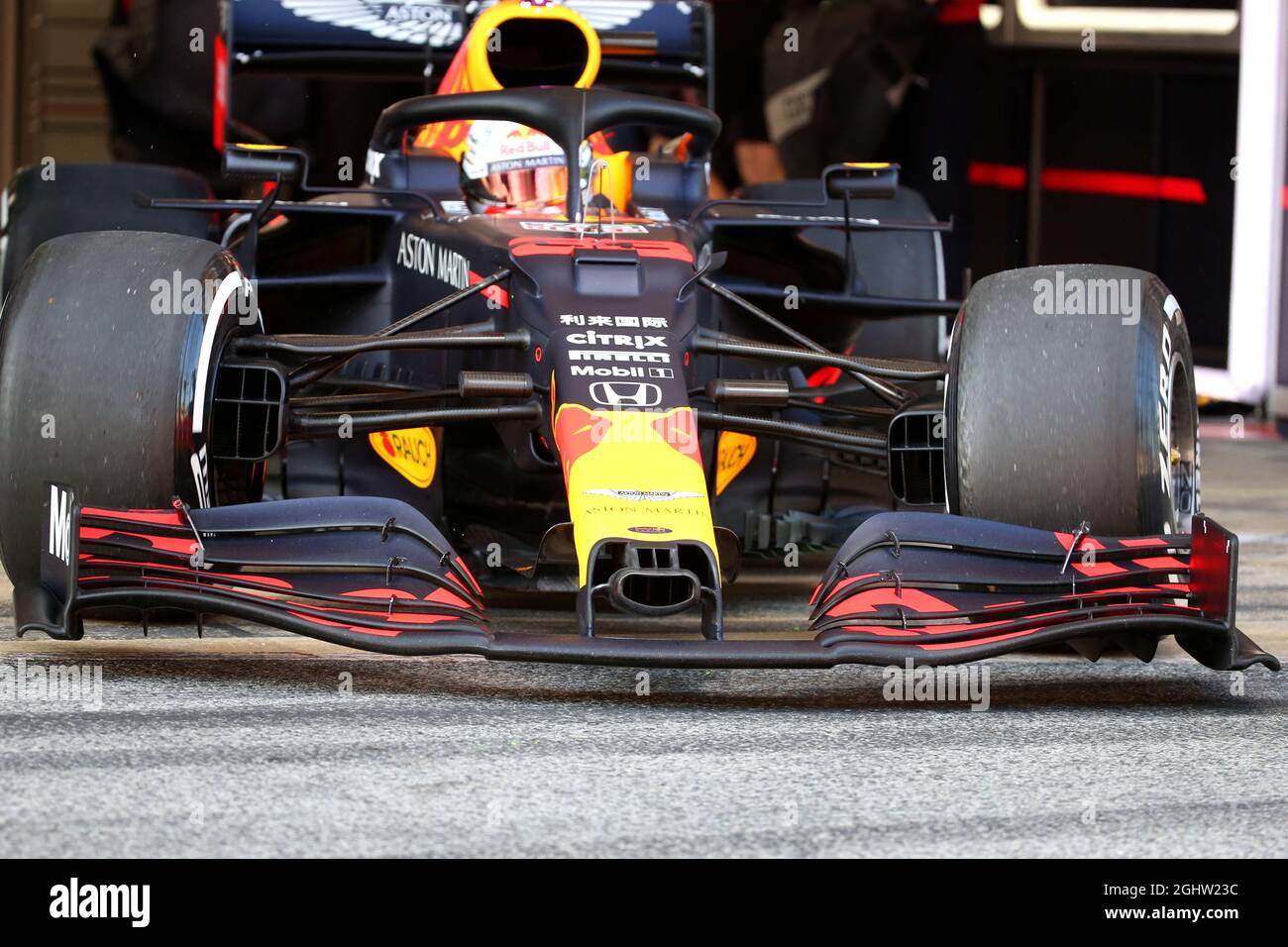 Red Bull Racing RB16 Frontflügel. 19.02.2020. Formel-1-Test, Erster Tag, Barcelona, Spanien. Mittwoch. Bildnachweis sollte lauten: XPB/Press Association Images. Stockfoto