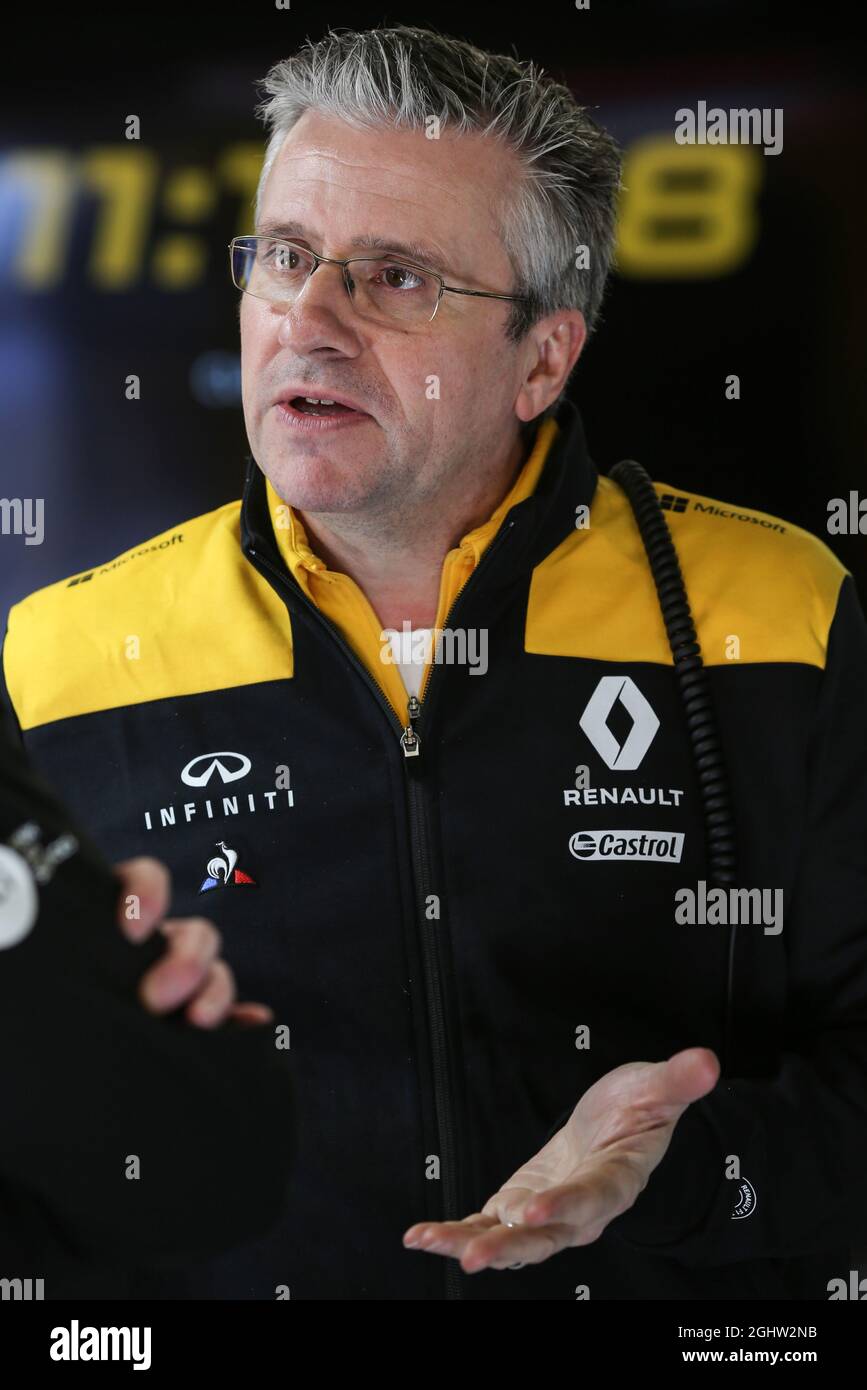 Pat Fry (GBR) Technischer Leiter des Renault F1 Teams (Chassis). 26.02.2020. Formel-1-Test, Erster Tag, Barcelona, Spanien. Mittwoch. Bildnachweis sollte lauten: XPB/Press Association Images. Stockfoto