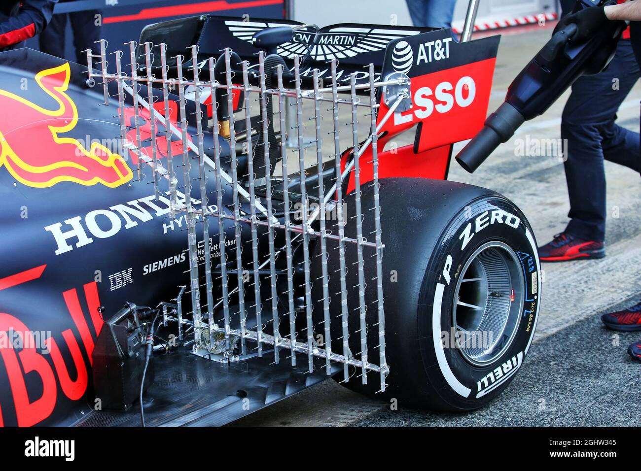 Sensorausstattung Red Bull Racing RB16. 28.02.2020. Formel-1-Test, Tag Drei, Barcelona, Spanien. Freitag. Bildnachweis sollte lauten: XPB/Press Association Images. Stockfoto