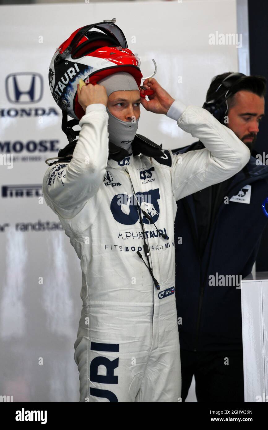 Daniil Kvyat (RUS) AlphaTauri. 28.02.2020. Formel-1-Test, Tag Drei, Barcelona, Spanien. Freitag. Bildnachweis sollte lauten: XPB/Press Association Images. Stockfoto