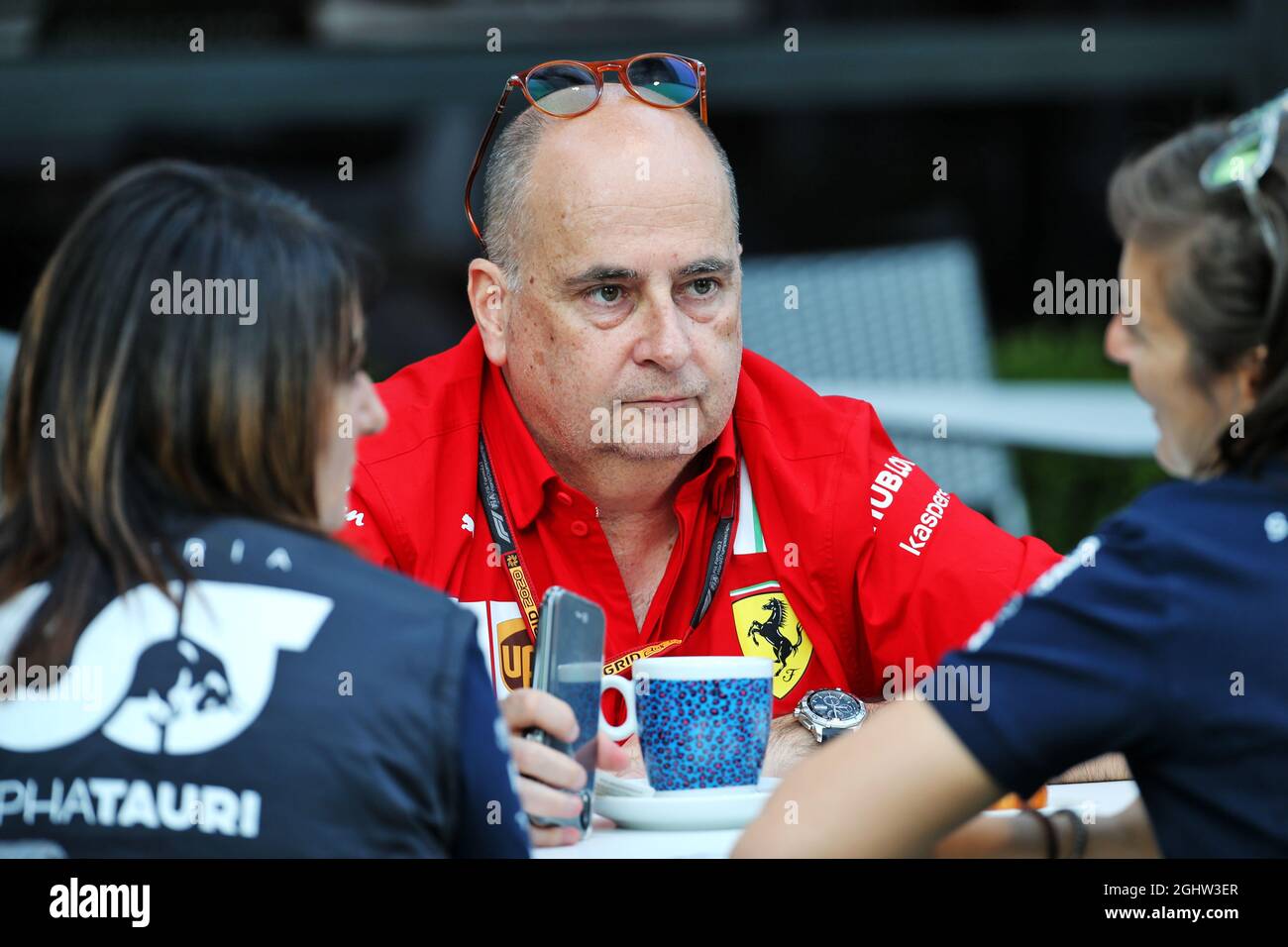 Luca Colajanni (ITA) Ferrari Communications Officer. 12.03.2020. Formel-1-Weltmeisterschaft, Rd 1, Großer Preis Von Australien, Albert Park, Melbourne, Australien, Vorbereitungstag. Bildnachweis sollte lauten: XPB/Press Association Images. Stockfoto