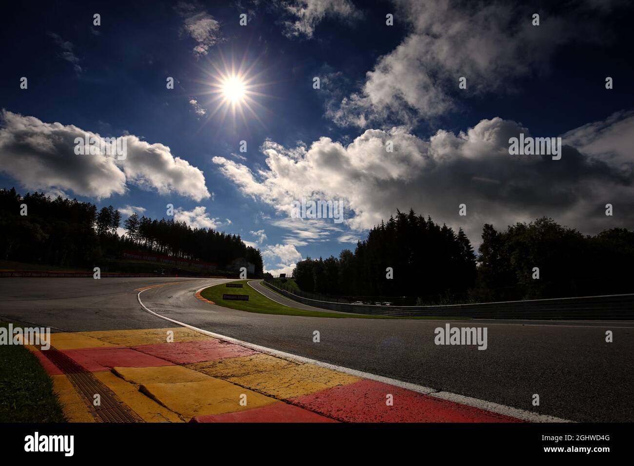 Circuit Atmosphere - Eau Rouge. 29.08.2020. Formel-1-Weltmeisterschaft, Rd 7, Großer Preis Von Belgien, Spa Francorchamps, Belgien, Qualifizierender Tag. Bildnachweis sollte lauten: XPB/Press Association Images. Stockfoto