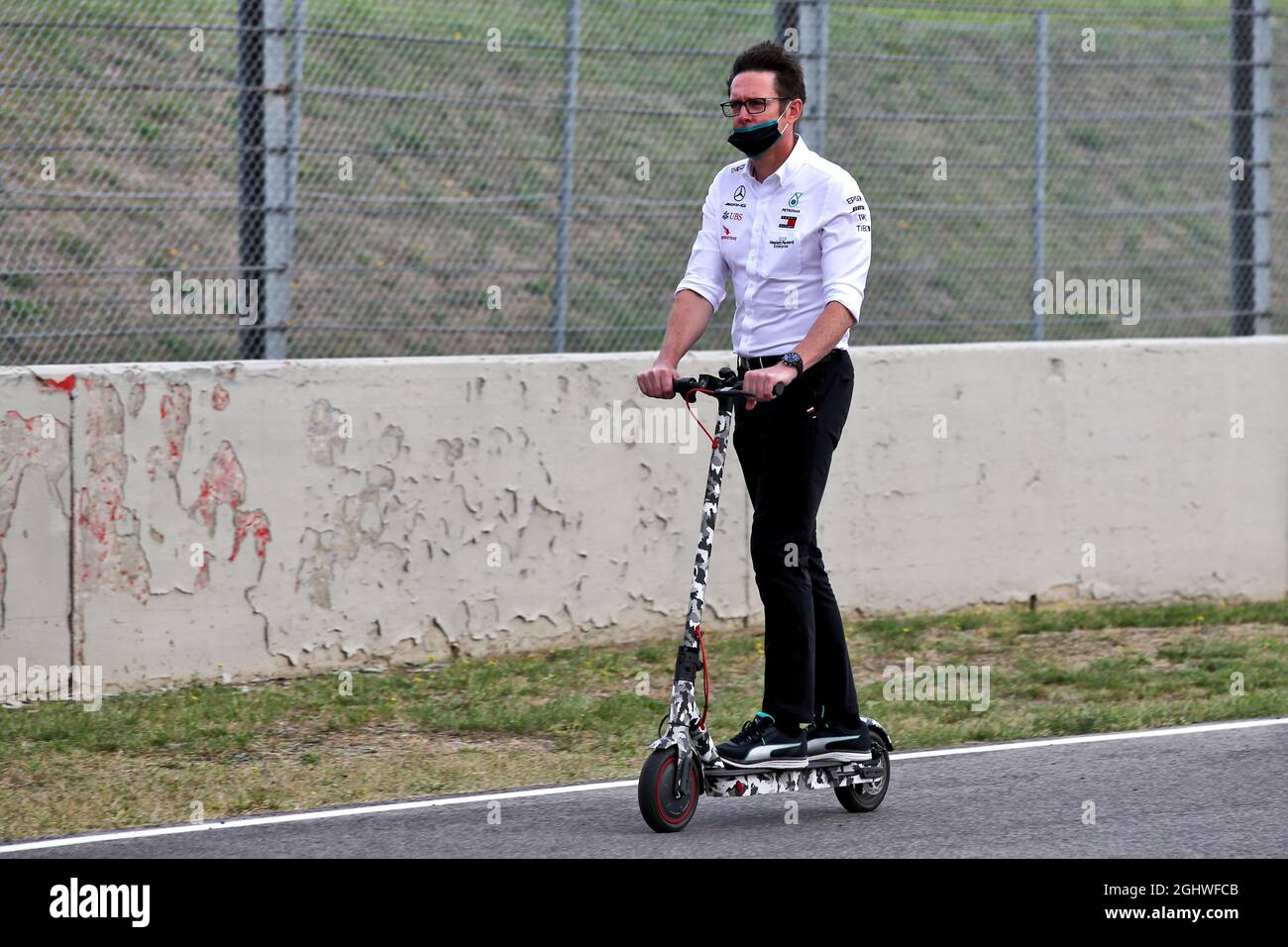 Andrew Shovlin (GBR) Mercedes AMG F1 Engineer. 10.09.2020. Formel 1 Weltmeisterschaft, Rd 9, Großer Preis Der Toskana, Mugello, Italien, Tag Der Vorbereitung. Bildnachweis sollte lauten: XPB/Press Association Images. Stockfoto