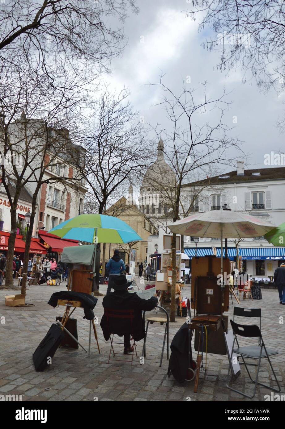 Montmartre Paris Stockfoto