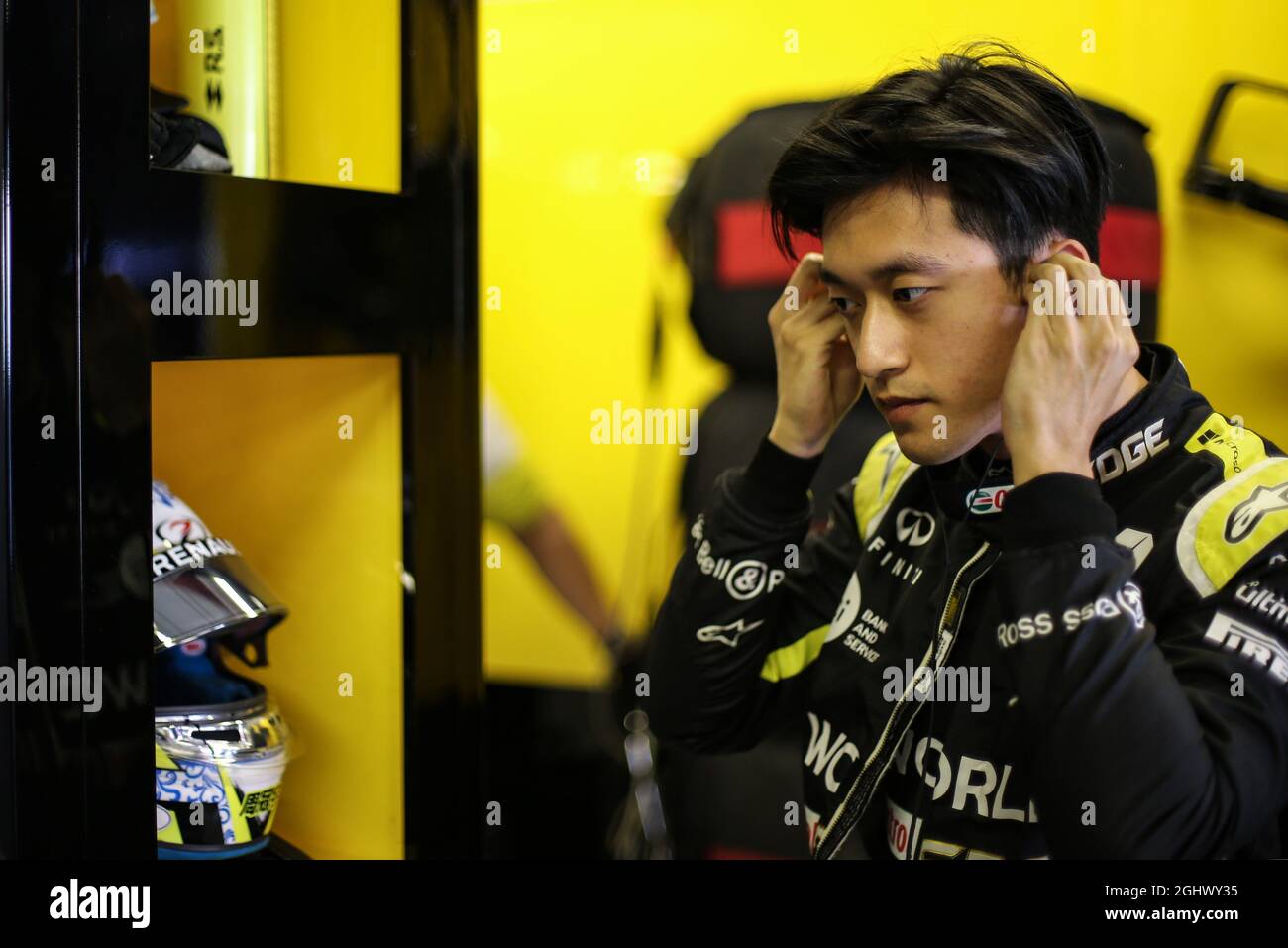 Guanyu Zhou (CHN) Renault F1 Team Testfahrer. 15.12.2020. Formel-1-Tests, Yas Marina Circuit, Abu Dhabi, Dienstag. Bildnachweis sollte lauten: XPB/Press Association Images. Stockfoto