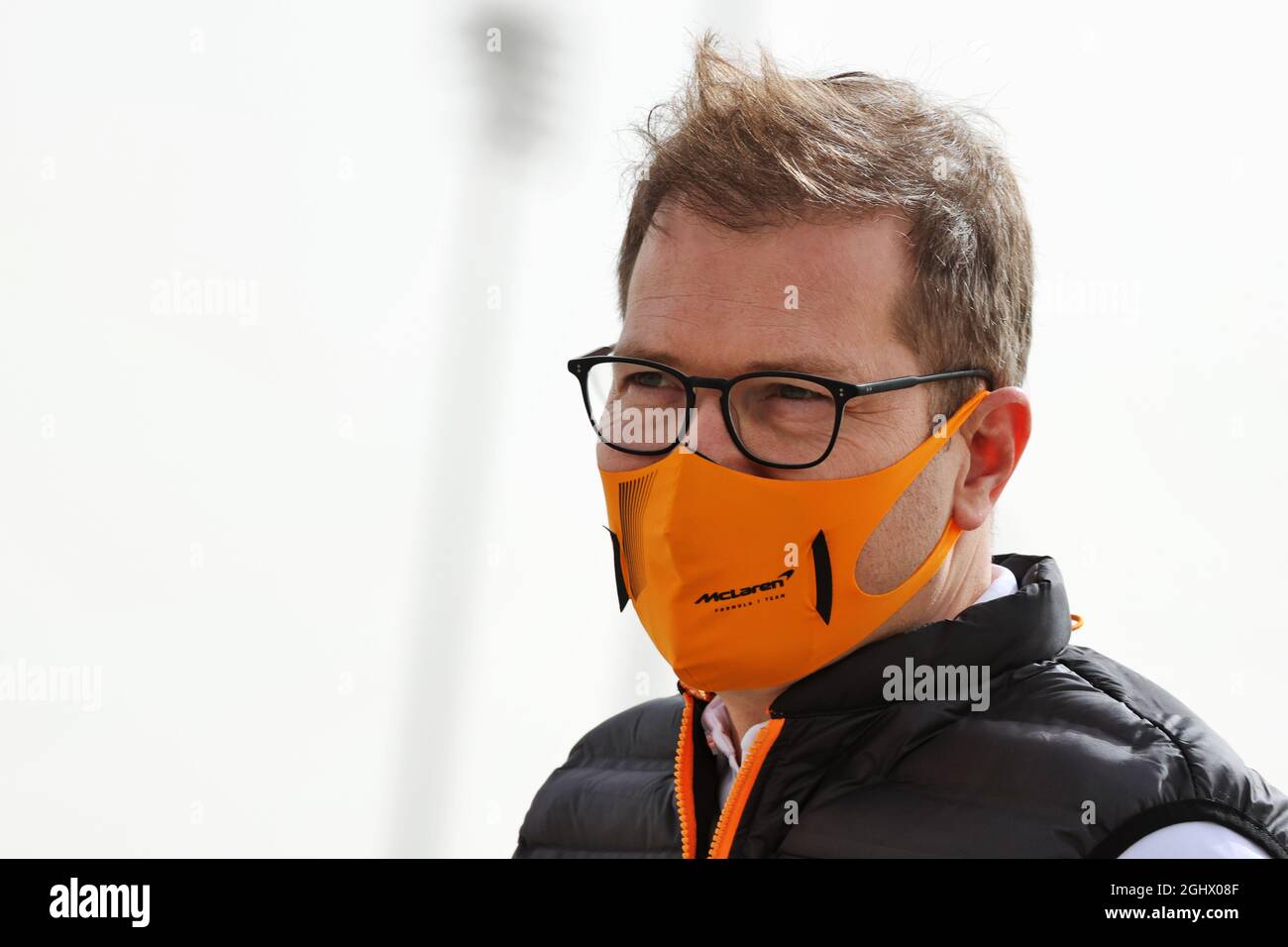 Andreas Seidl, McLaren Geschäftsführer. 13.03.2021. Formel-1-Test, Sakhir, Bahrain, Tag Zwei. Bildnachweis sollte lauten: XPB/Press Association Images. Stockfoto