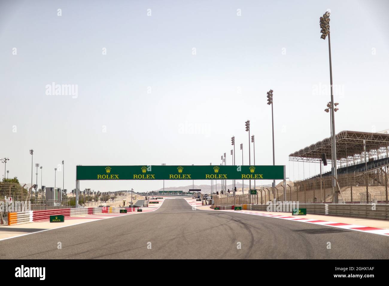 Atmosphäre im Kreislauf. 25.03.2021. Formel-1-Weltmeisterschaft, Rd 1, Großer Preis Von Bahrain, Sakhir, Bahrain, Tag Der Vorbereitung. Bildnachweis sollte lauten: XPB/Press Association Images. Stockfoto