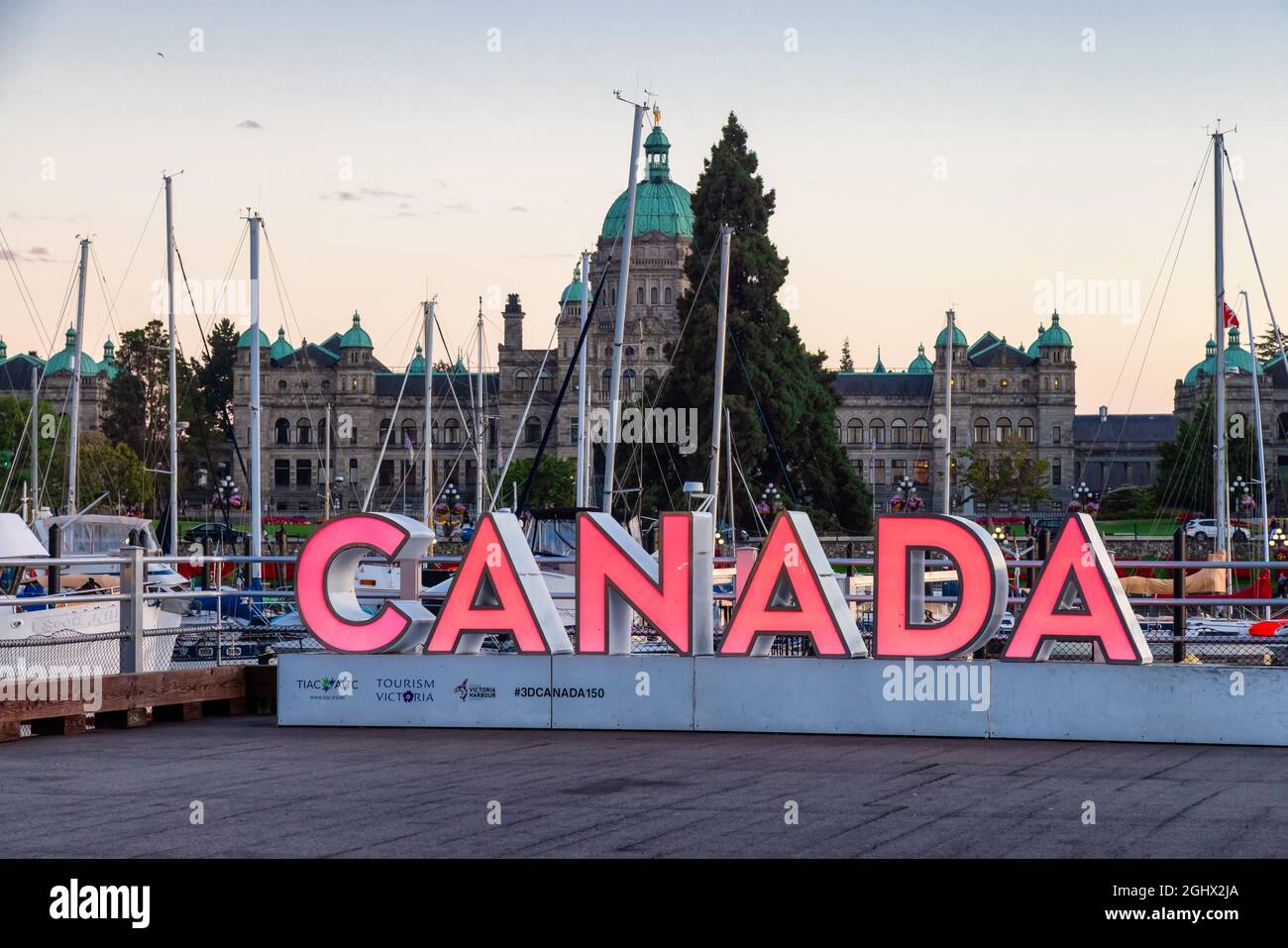 Egislative Versammlung von British Columbia in der Hauptstadt Stockfoto